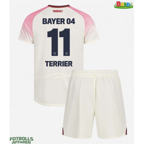Bayer Leverkusen Martin Terrier #11 Bortaställ Barn 2025-26 Kortärmad (+ Korta byxor)
